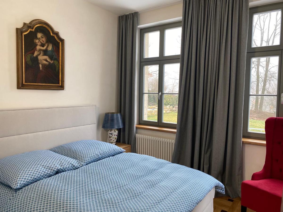 דירות Papstdorf Altes Pfarrhaus מראה חיצוני תמונה
